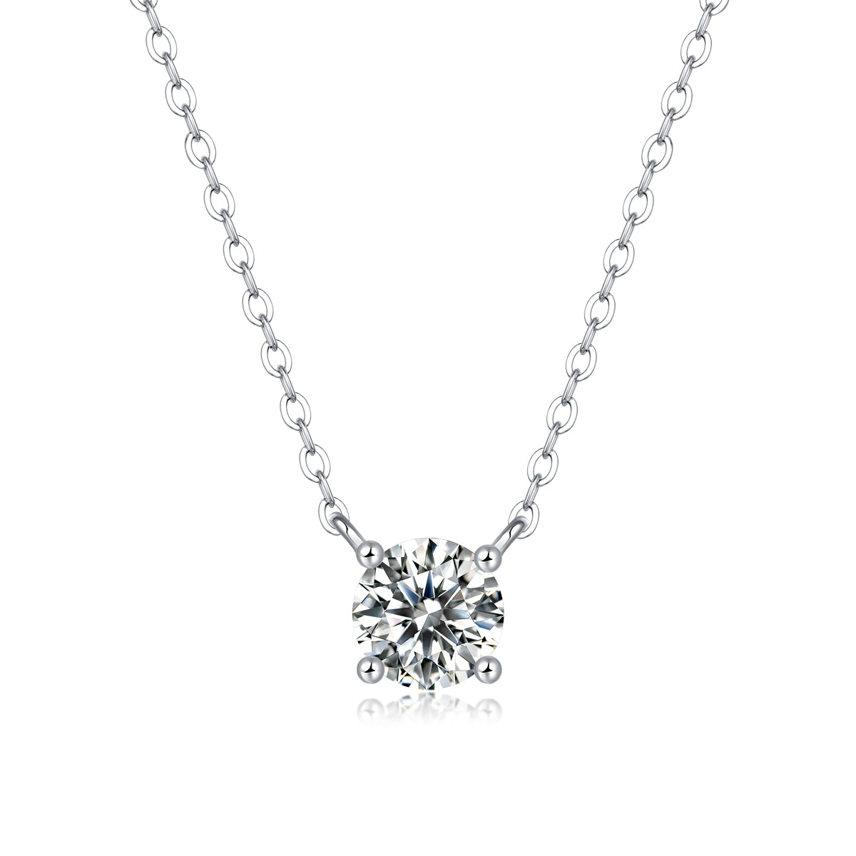 My Heart Will Last Forever - Necklace Pendant Set With Moissan Diamonds