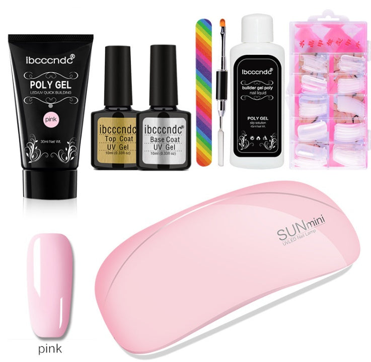 Painless And Rapid Extension 100-piece Boxed With Scaled Nail Crystal