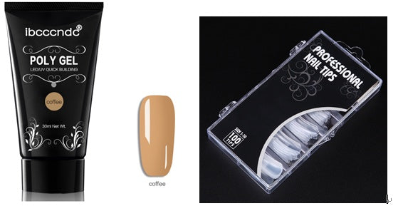 Painless And Rapid Extension 100-piece Boxed With Scaled Nail Crystal
