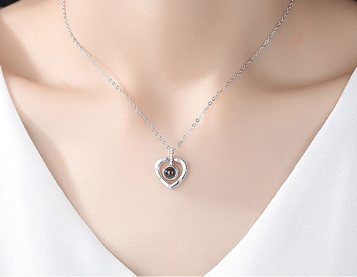Subloom Heart I Love You Necklace With Gift Box Option