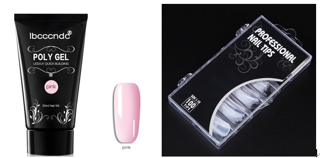 Painless And Rapid Extension 100-piece Boxed With Scaled Nail Crystal