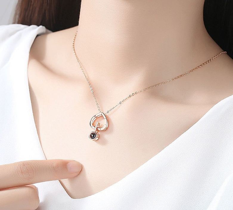 Subloom Heart I Love You Necklace With Gift Box Option