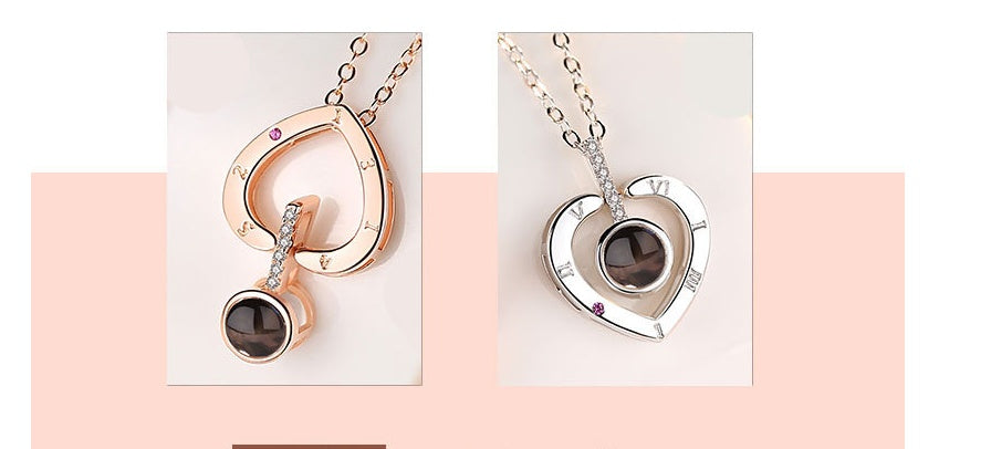 Subloom Heart I Love You Necklace With Gift Box Option
