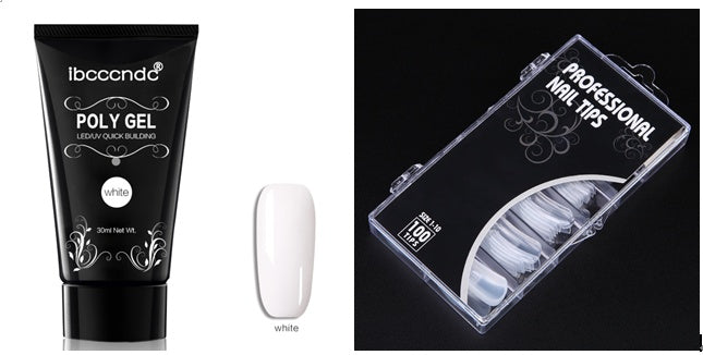Painless And Rapid Extension 100-piece Boxed With Scaled Nail Crystal