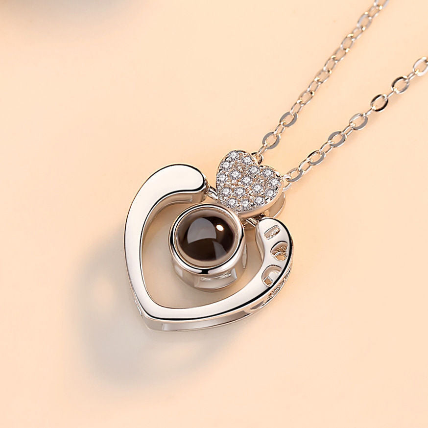 Subloom Heart I Love You Necklace With Gift Box Option