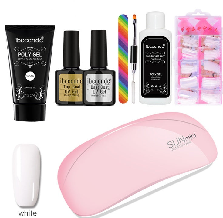 Painless And Rapid Extension 100-piece Boxed With Scaled Nail Crystal