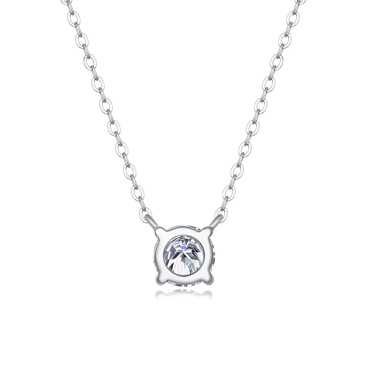 My Heart Will Last Forever - Necklace Pendant Set With Moissan Diamonds