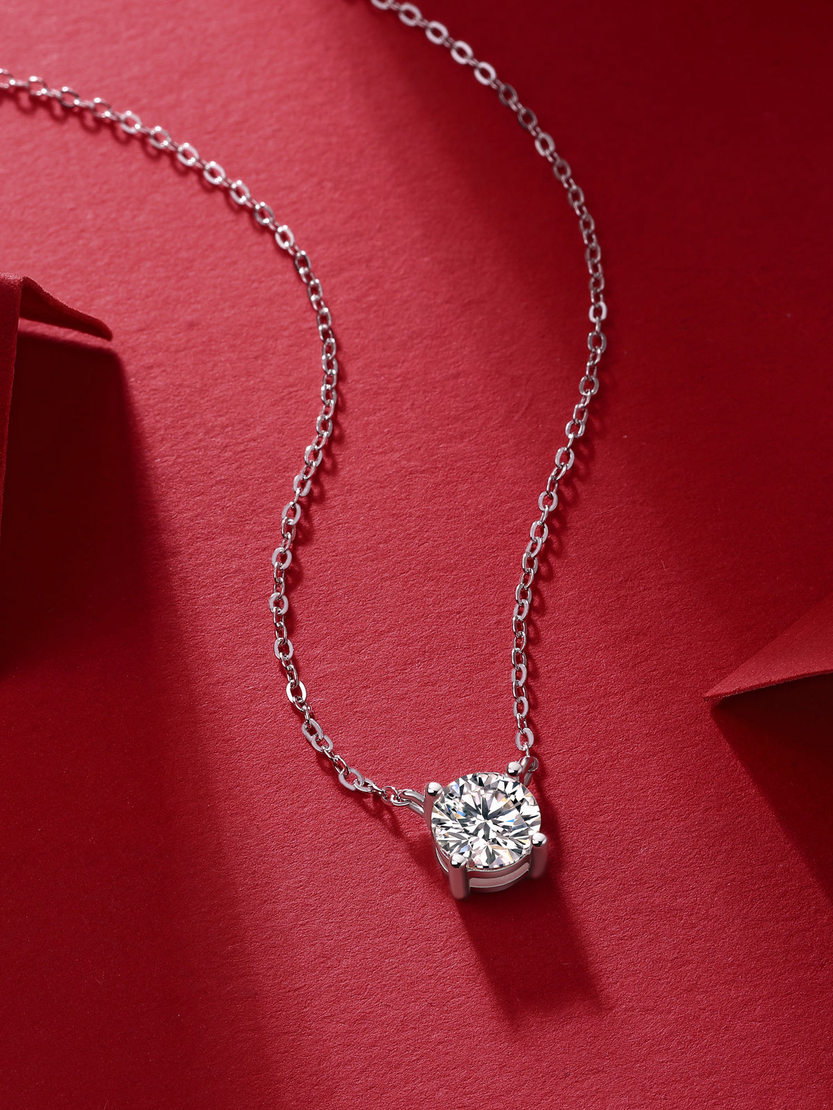 My Heart Will Last Forever - Necklace Pendant Set With Moissan Diamonds