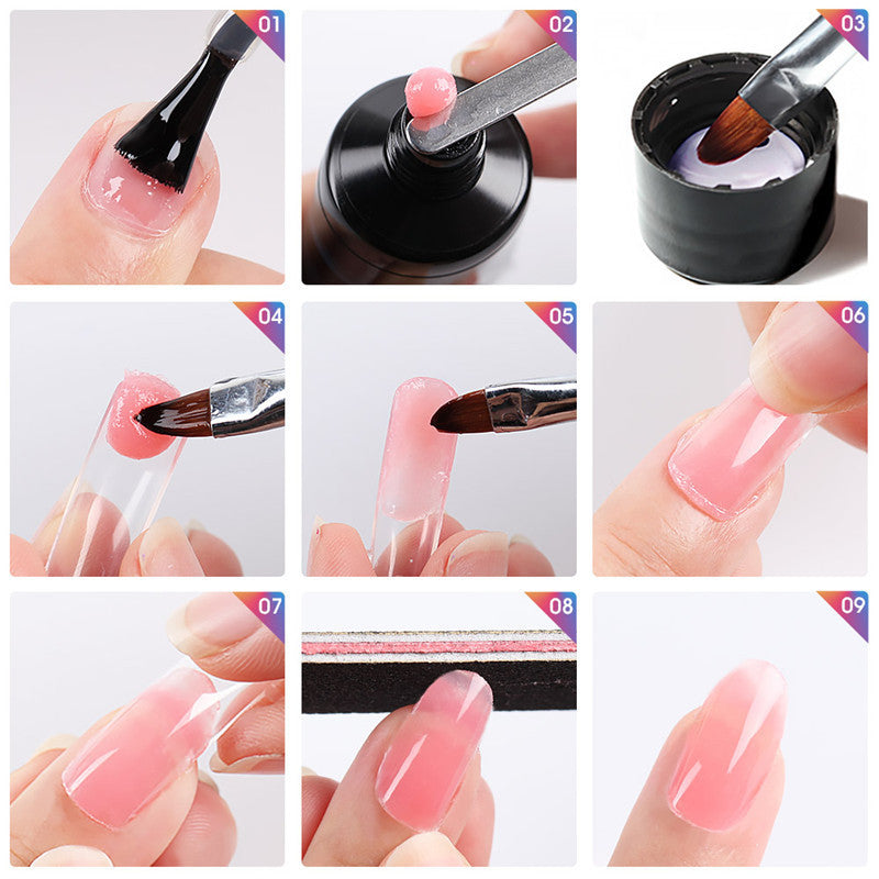 Multi-color mixed nail Home Manicure Set