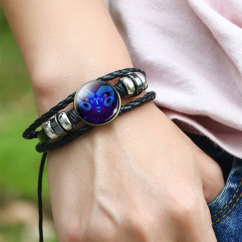 Constellations Luminous Bracelet Fashion Nightlight Punk Style Starry Sky Bracelet
