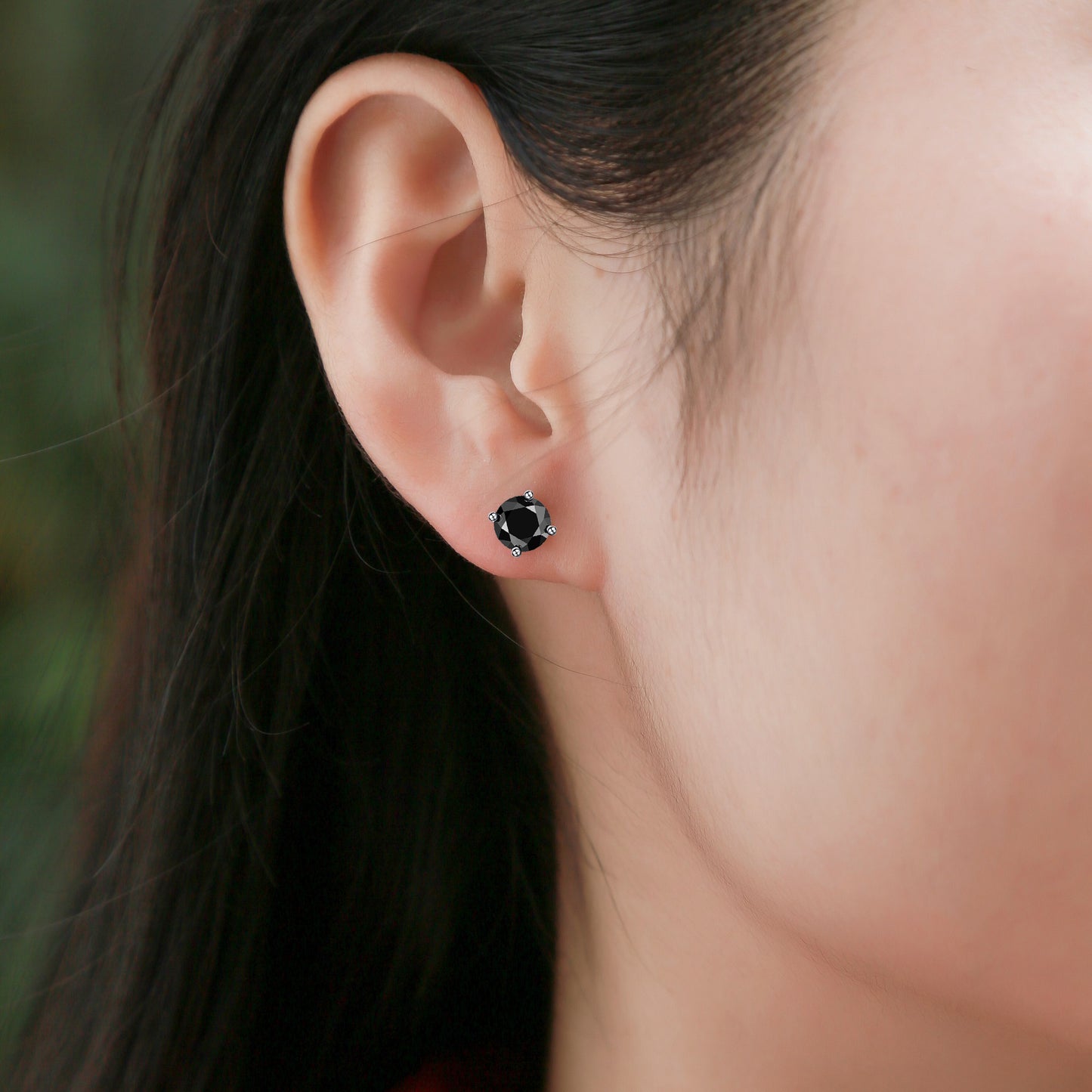 Luxury Fashion Sterling Silver Moissanite Diamond Earrings Stud Set