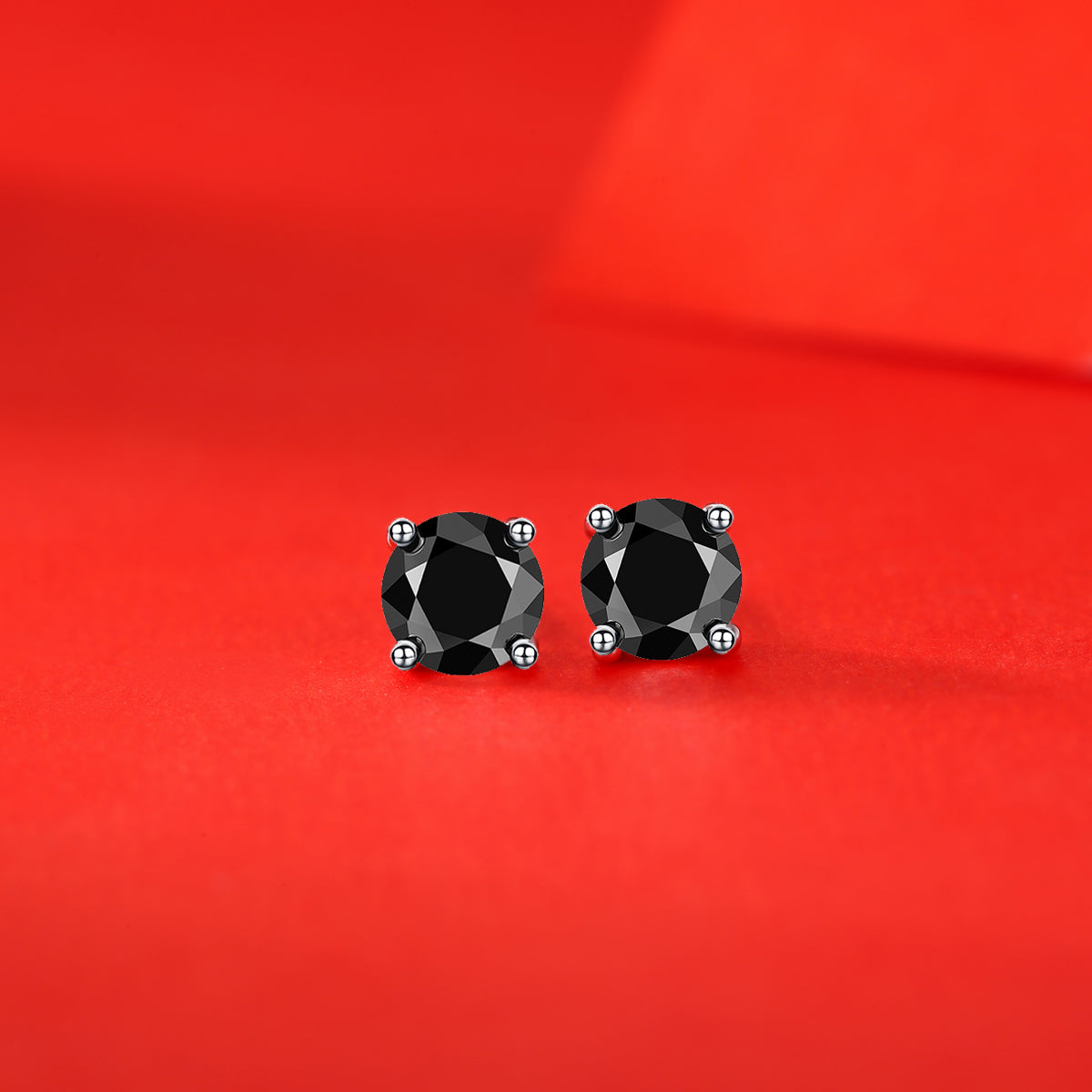 Luxury Fashion Sterling Silver Moissanite Diamond Earrings Stud Set