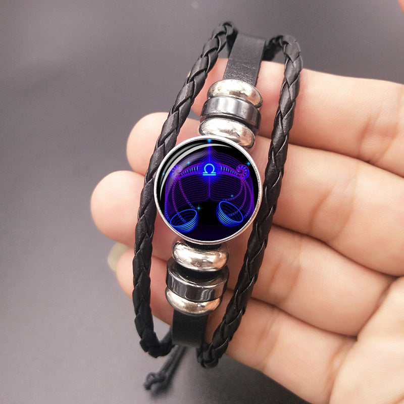 Constellations Luminous Bracelet Fashion Nightlight Punk Style Starry Sky Bracelet