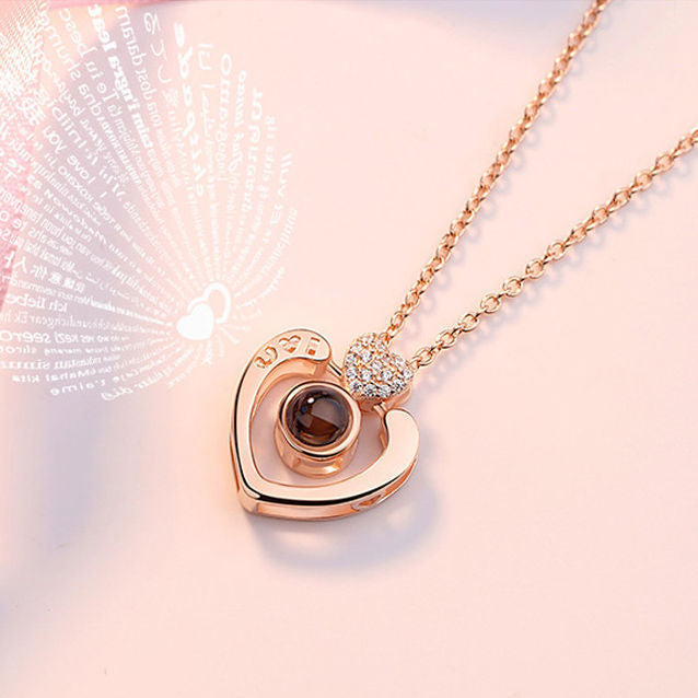 Subloom Heart I Love You Necklace With Gift Box Option